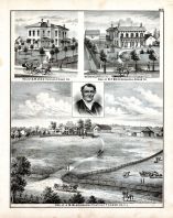 D.W. Zink Res, W.F. Boyer Res, J.M. Blackburn Res, Illinois State Atlas 1876